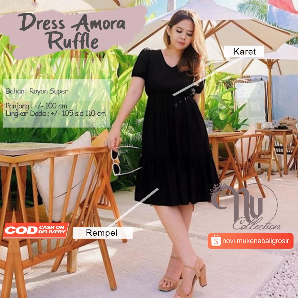 Dress Amora ruffle polos