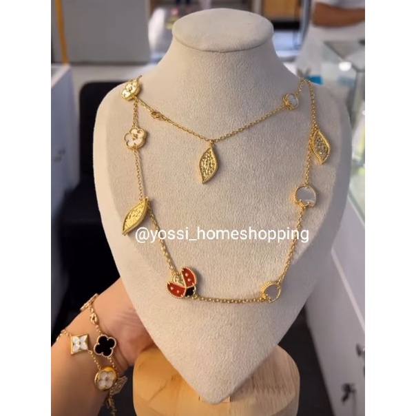 Kalung Van Cleef Kumbang (Gold)