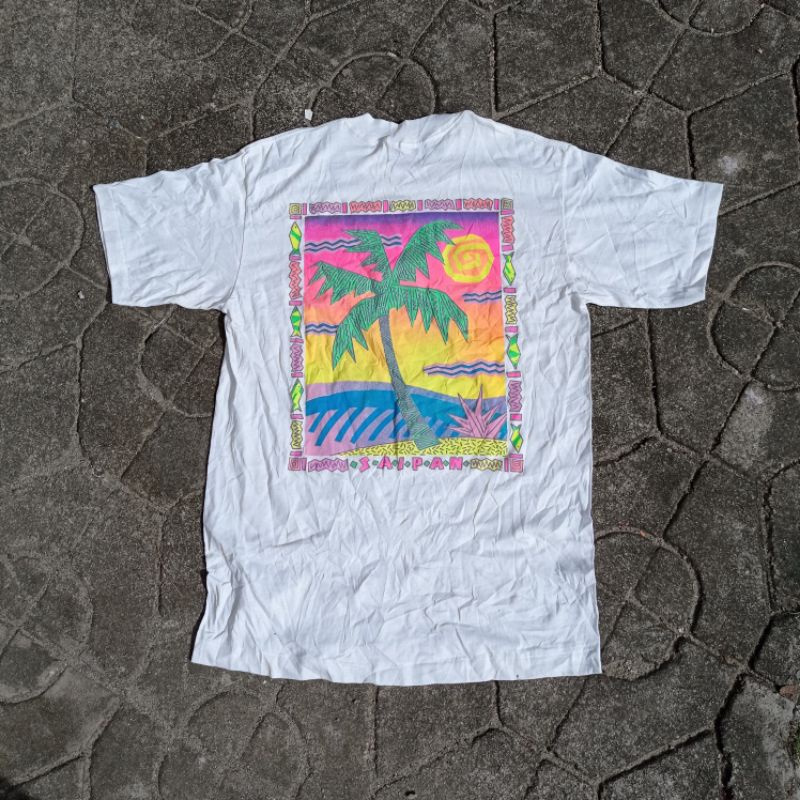 kaos vintage hawai saipan