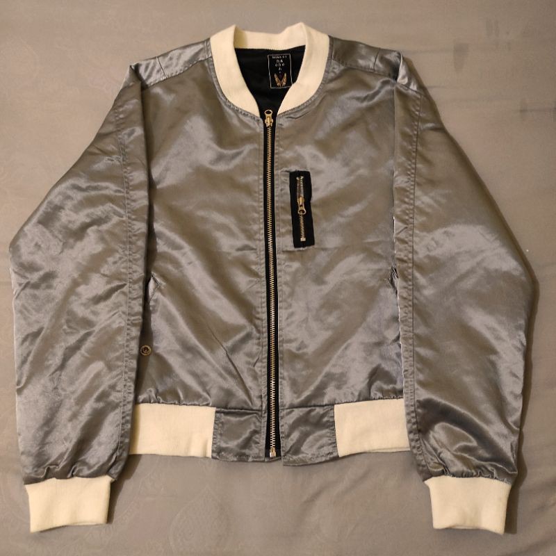 Silk Bomber Jacket