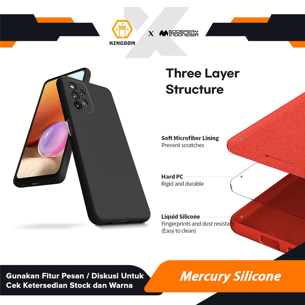 Casing Goospery Samsung Galaxy A33 5G A336 Mercury Silicone Case