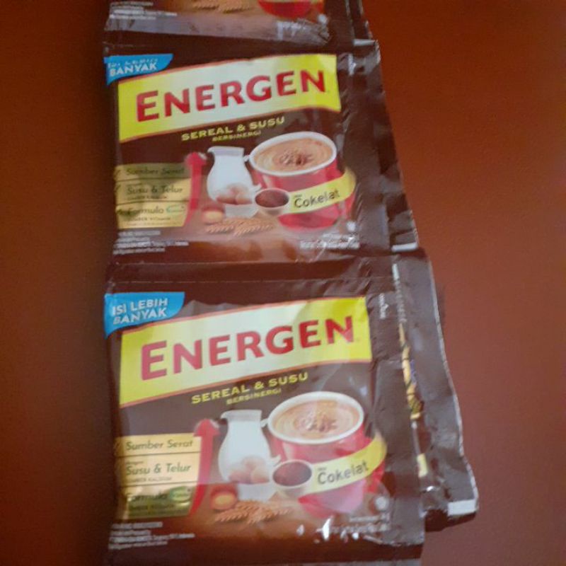 

Energen sereal rasa coklat,vanila,jahe dan jagung isi 10pcs harga 18.500