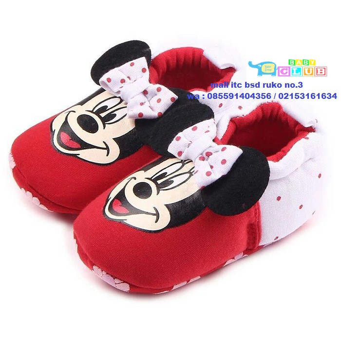 Sepatu Baby Motif Mickey