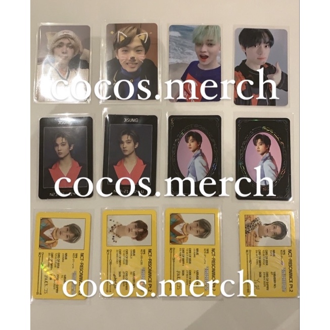 <READY> Photocard PC Official Jisung NCT Dream Chenle Hendery Yuta ID Card Yearbook Access Departure