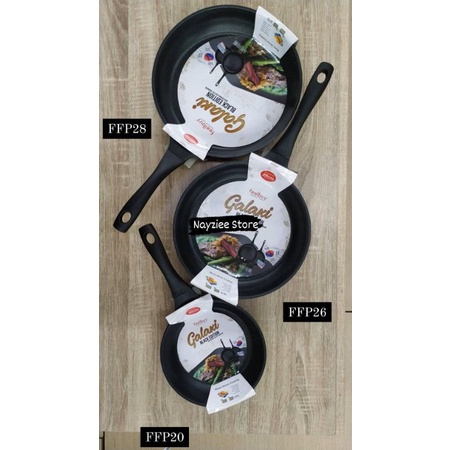 FFP26 BLACK EDITION ALUMINIUM FRY PAN 26CM LOCK&amp;LOCK / FRYING PAN / WAJAN