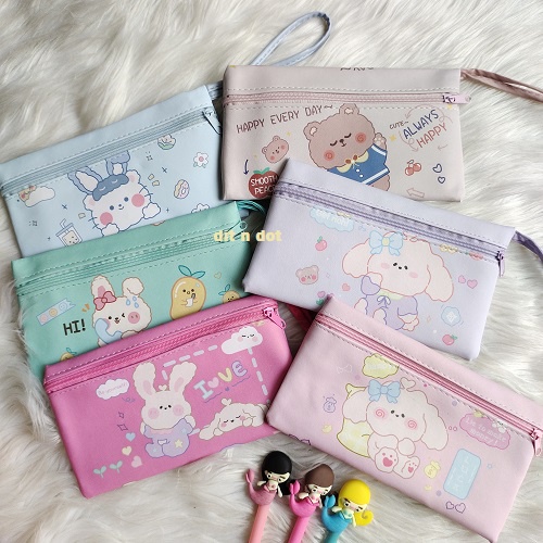 

Tempat Pensil Kain Karakter Kotak Pensil Rabbit Bunny Bear