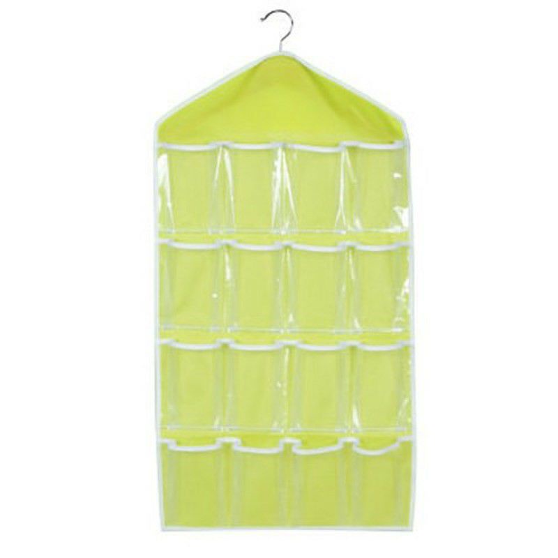 Pouch Hanging Organizer 16 Sekat Korean Set Tempat Celana Dalam Gantung