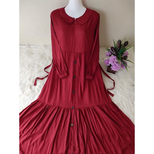 Gamis  Haura Dress Polos