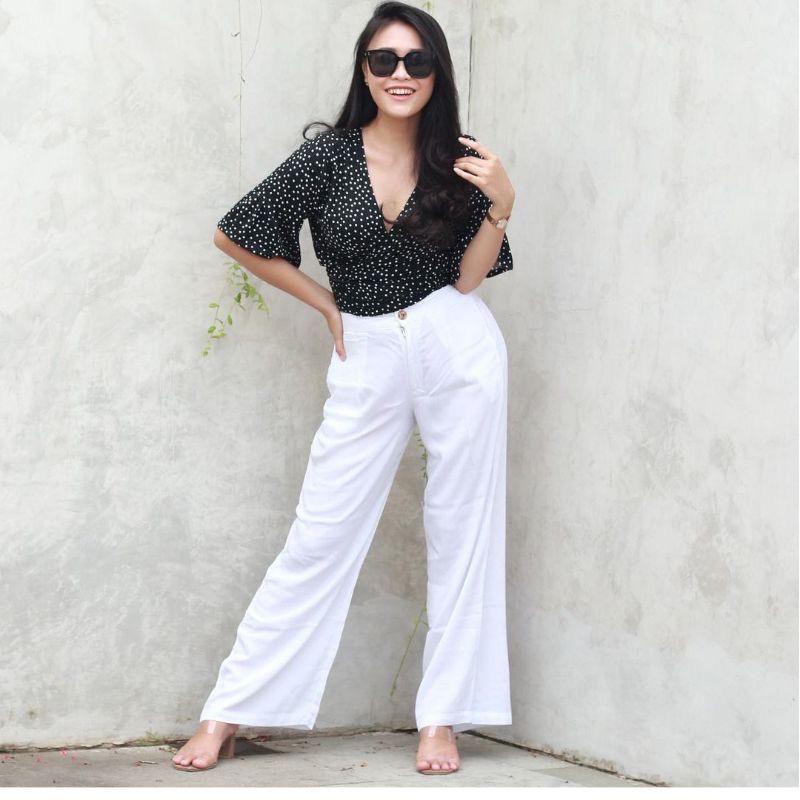 BEFAST - ZFS OOTD Wanita Celana ADICA / DIAMOND HIGHWAIST KULOT RAYON / Celana Instagrammable / Celana Panjang Casual Wanita / Kulot Kekiniaan Remaja / Fashion Formal Remaja Wanita / Celana Banyak Warna / Terlaris / Trendy / Terbaru 2022