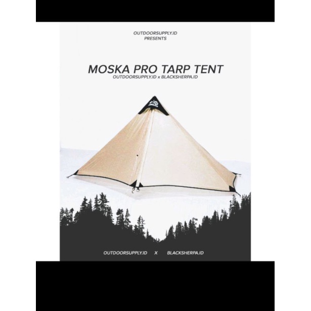 tarp tent blacksherpa x outdoorsuplay.id 1P