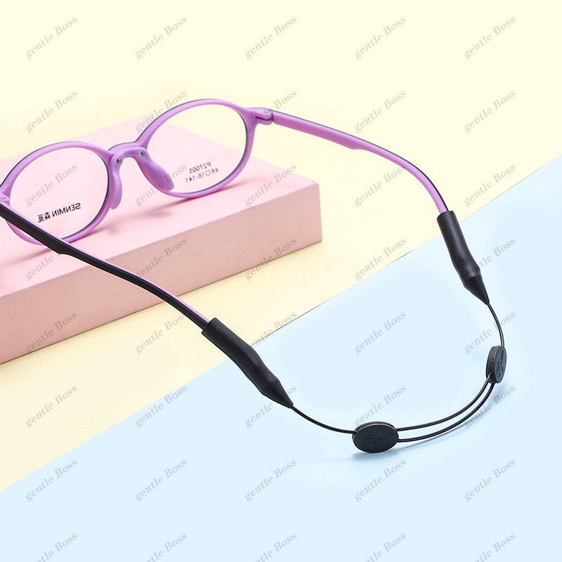 Adjustable Fashion Silicone Eyeglasses Strap, Sunglasses Retainer, Silicone Glasses Cord