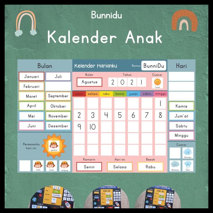 

TERBARUU!! Montessori Calender / Kalender montessori PROMO