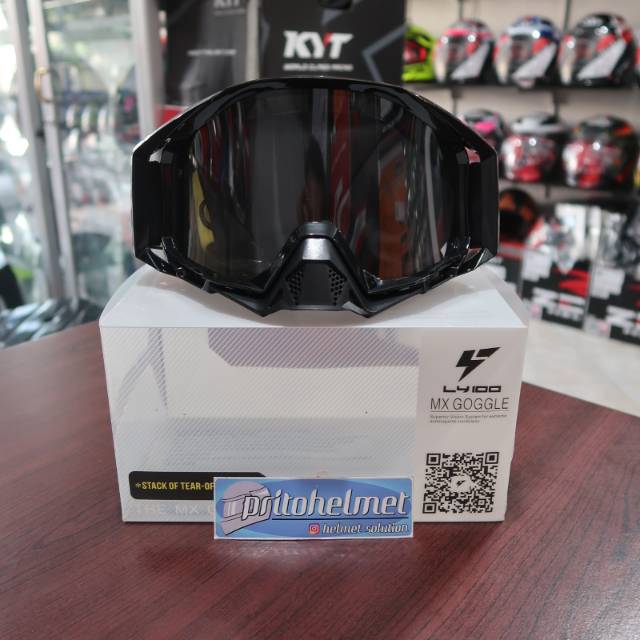 Goggle Cross Ly100 Black