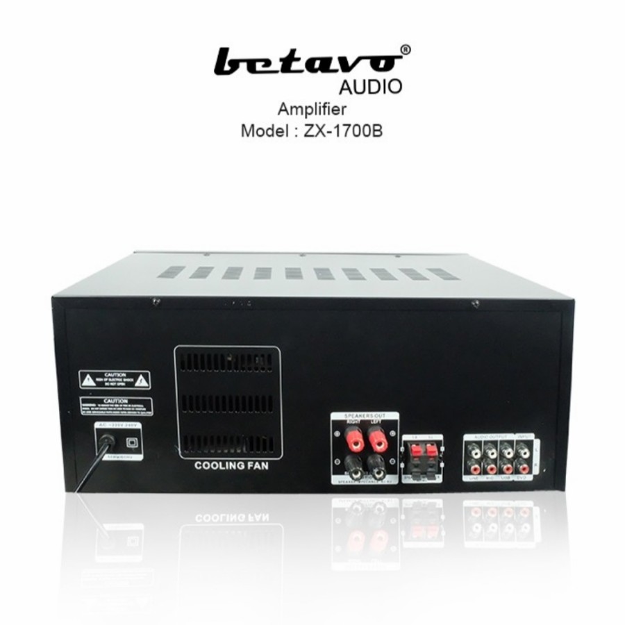 Ampli mixer Betavo zx1700B Original Bluetooth Power amplifier zx 1700b