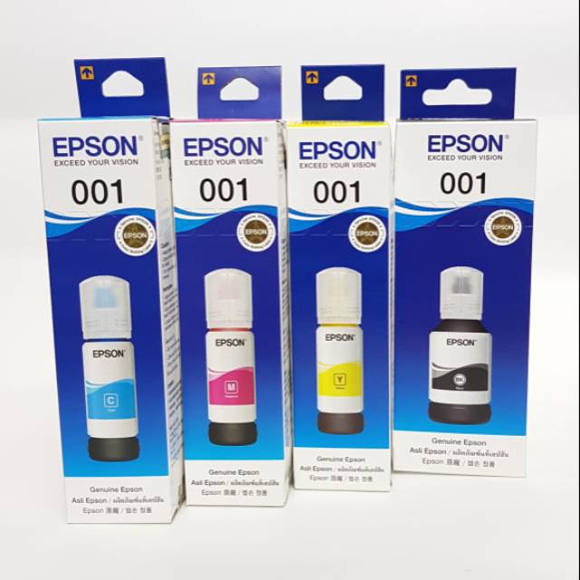 Epson Tinta Printer 001 70ML Original / Tinta Printer Epson