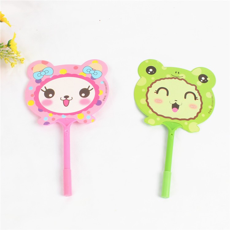 Pena Kipas Karakter Princess Lucu Unik / Pulpen Alat Tulis Motif Karakter Princes Frog Import TV-50