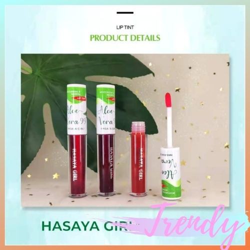 [Lusinan] Lipgloss Hasaya Aloevera 99%