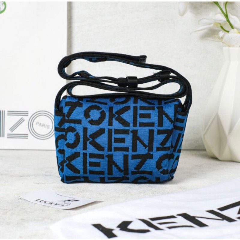 Kenzo Repeat Slingbag In Blue - ORIGINAL 100%