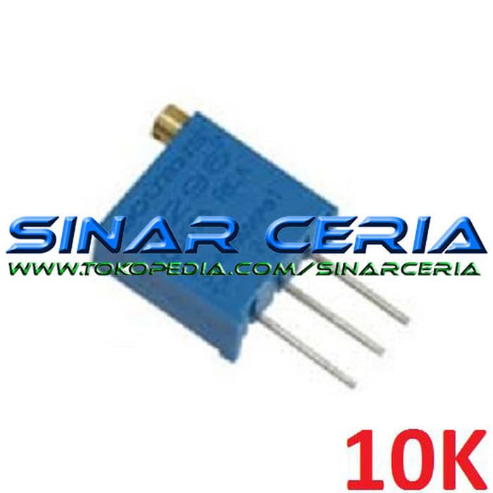 Potensiometer 10k Potentiometer Potensio Trimpot Multiturn Vr 3296w-1-