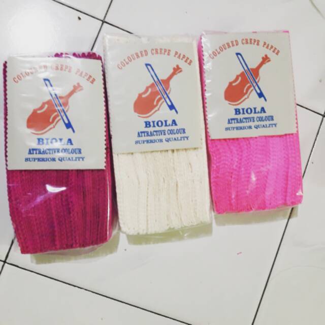 

kertas bunga biola potong jadi satu warna