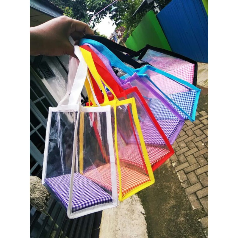 

20x20x30 beli satuan boleh banget! tas mika murah! tas parcel lebaran!