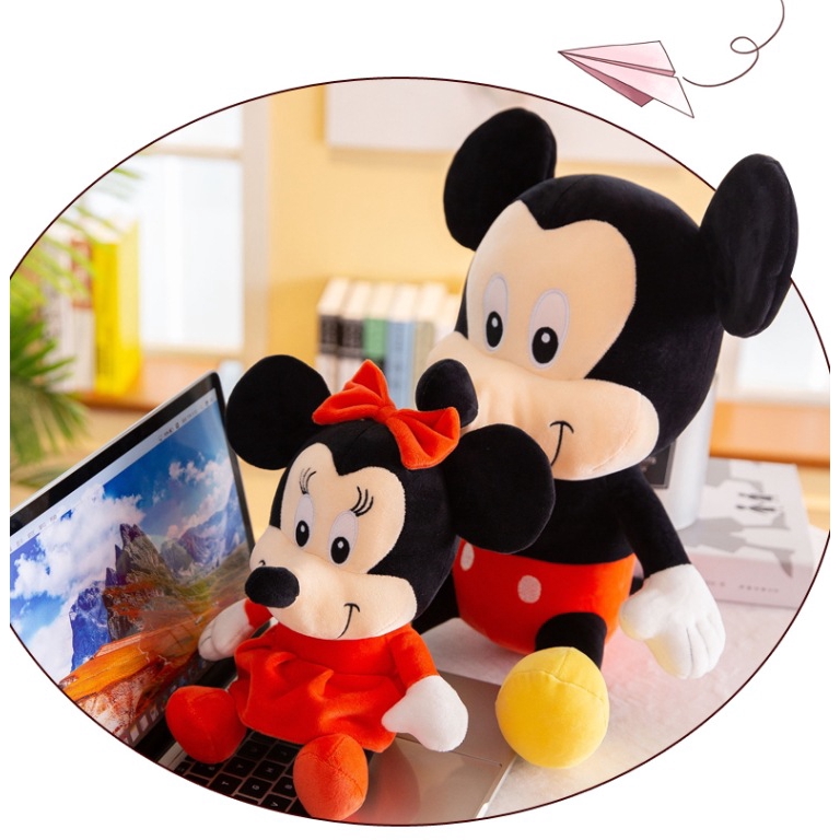 40cm Mainan Mewah Kartun Mickey Mouse Boneka Plush