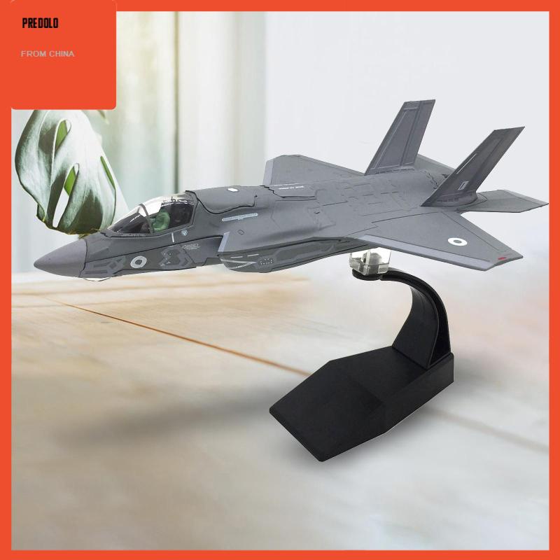 Miniatur Diecast Pesawat Tempur F-35B Skala 1 / 72 Bahan Alloy Untuk Dekorasi Rumah / Kantor