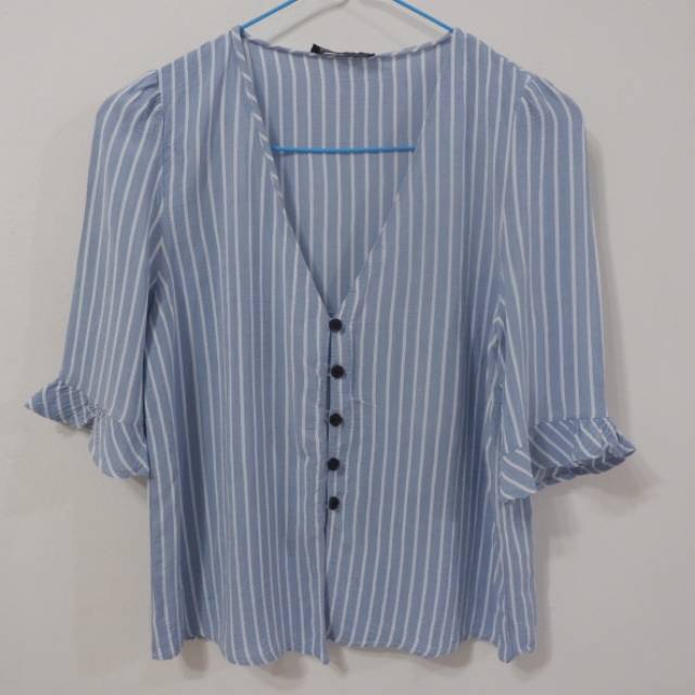 Baju Atasan Zara Woman Original Ukuran S Preloved