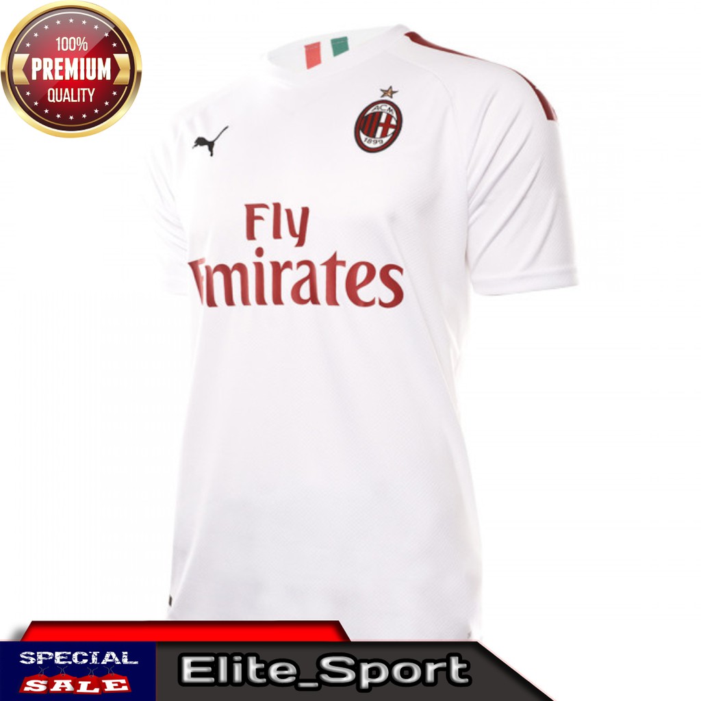 Jersey Ac Milan Away Ladies 2019 2020 Grade Ori Baju Bola Wanita Terbaru Shopee Indonesia