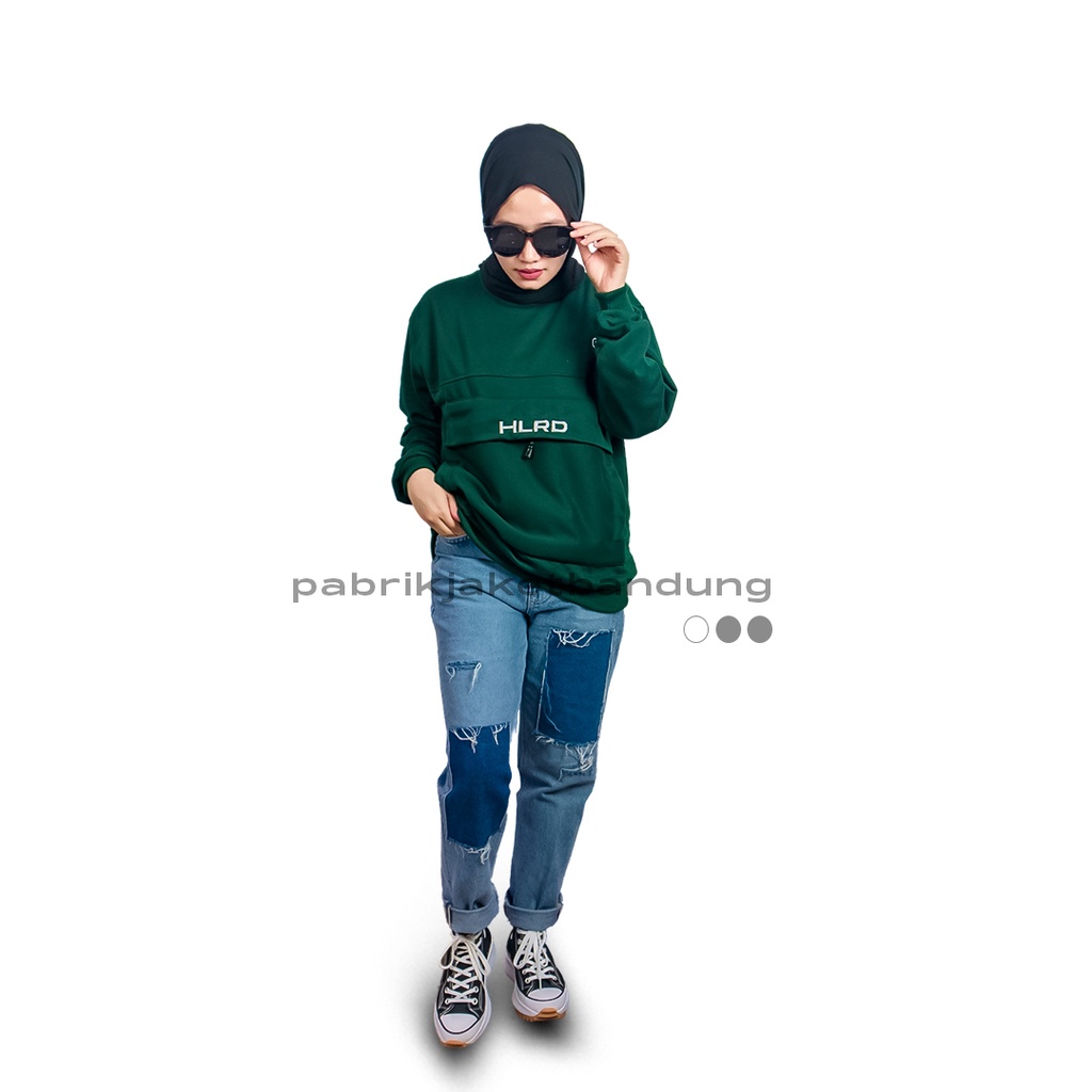 HOLYRIDER Sweatshirt Kagoule Emerald