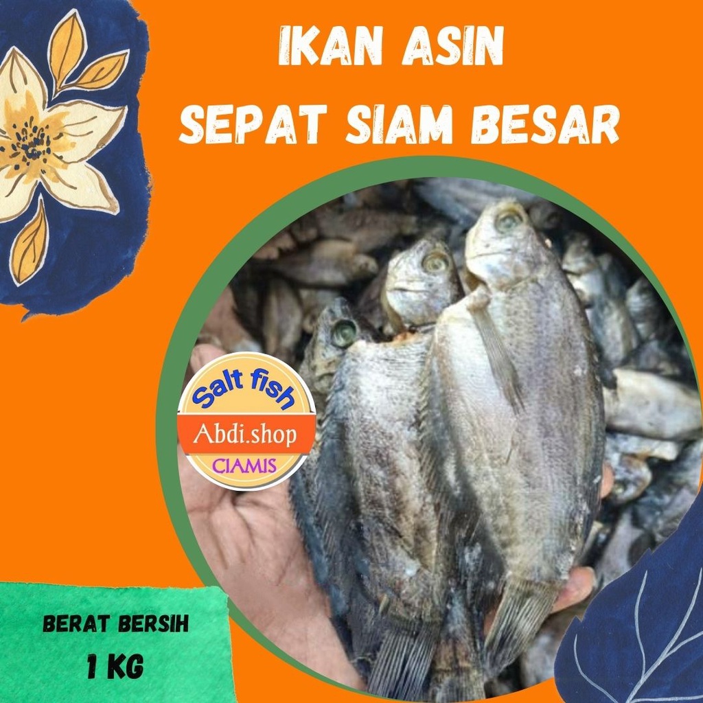 

ikan asin Sepat Besar Kering Bersih 1kg murah