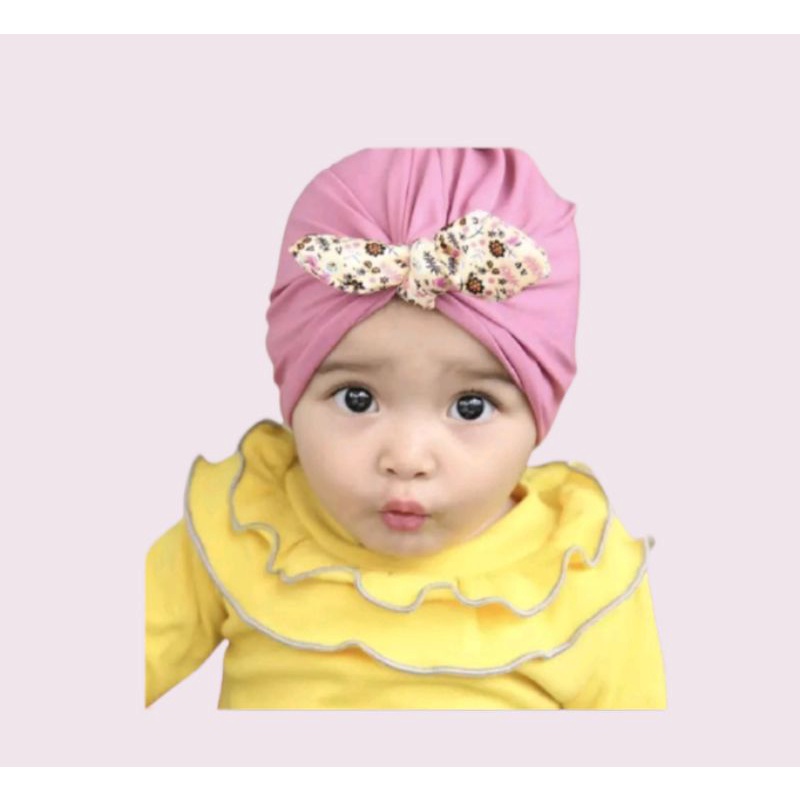 Turban bayi baru lahir /turban bayi usia 0-3 tahun