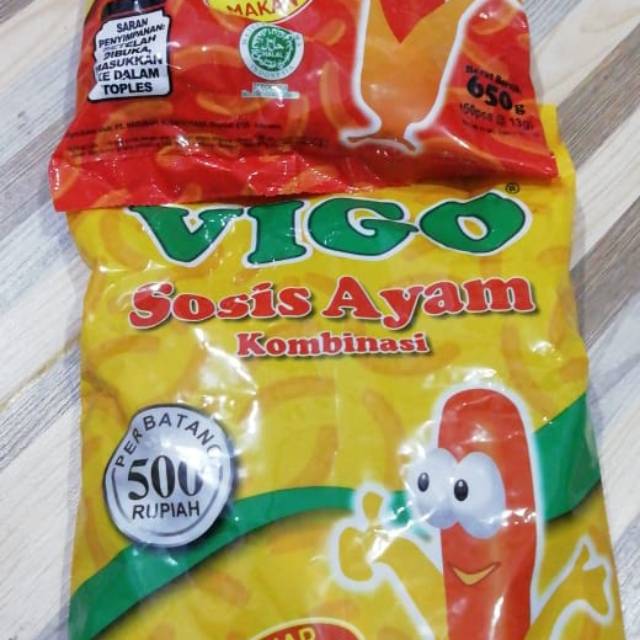 

Vigo sosis sapi dan sosis ayam kombinasi isi 50pcs