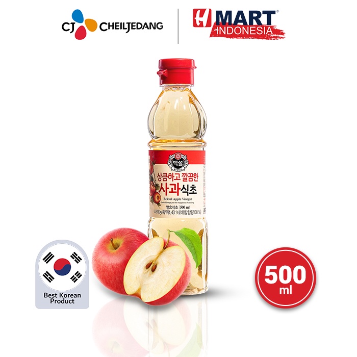 

CJ BEKSUL Apple Vinegar - Bumbu Saus Cuka Apel Korea 500ml