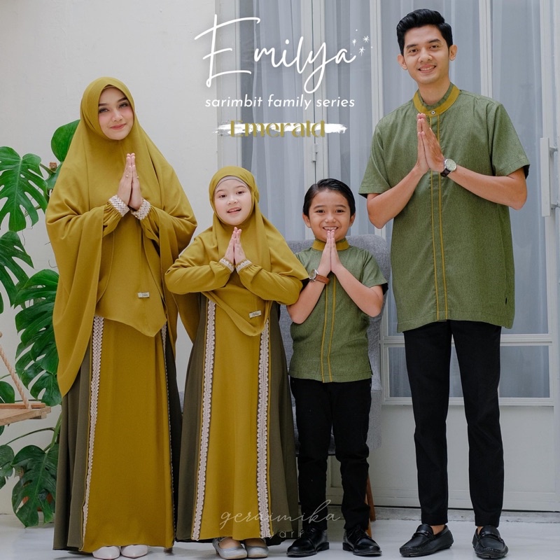 Emilya Set Gerai Mika Sarimbit Couple Keluarga