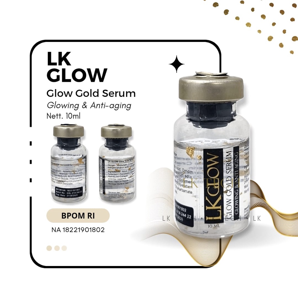 Egf gold peptide serum booster sebelum bb glow