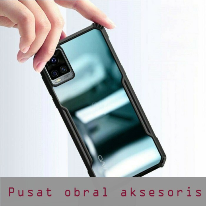 S/P- CASING Softcase VIVO V20 Shockproof Armor Transparent Premium Hardcase CASE SP