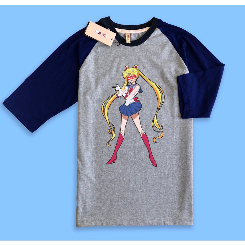 Kaos Raglan Anime Waifu Usagi Sailor Moon