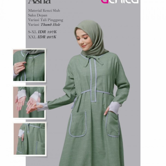 BAJU GAMIS WANITA - gamis wanita dewasa muslim lebaran 2022 - S