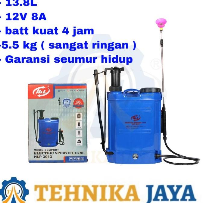 Sprayer Elektrik 2in1 / Alat Semprot Hama disinfektan Elektrik hl H&L Termurah