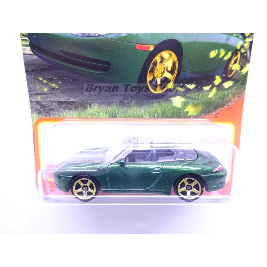 Matchbox Porsche 911 Carrera Cabriolet Hijau