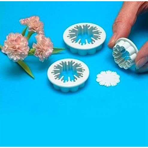 Fondant Cutter - Cetakan Fondant Carnation Flower (3pcs)