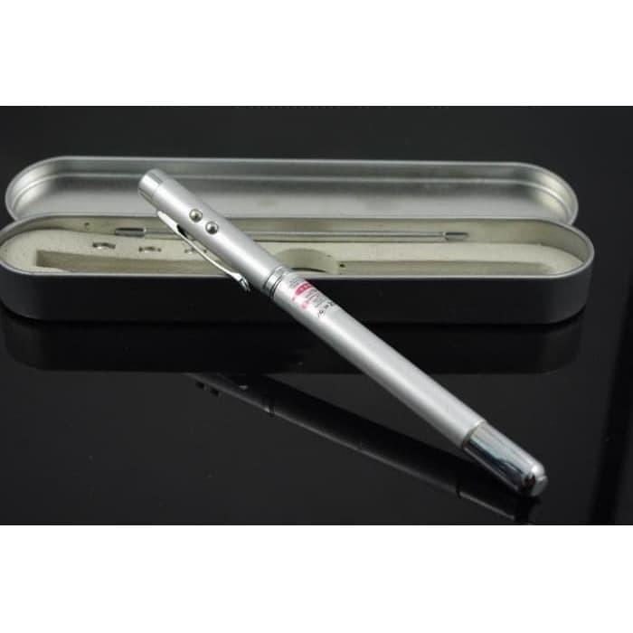 

SALE Pulpen Laser Pena Bolpoin LED Aluminium Pointer - 5 IN 1 Pen Ballpoint