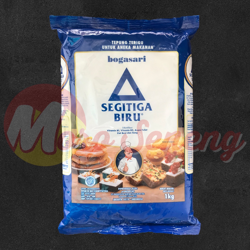 Tepung Terigu Segitiga Biru Premium Kemasan 1 kg