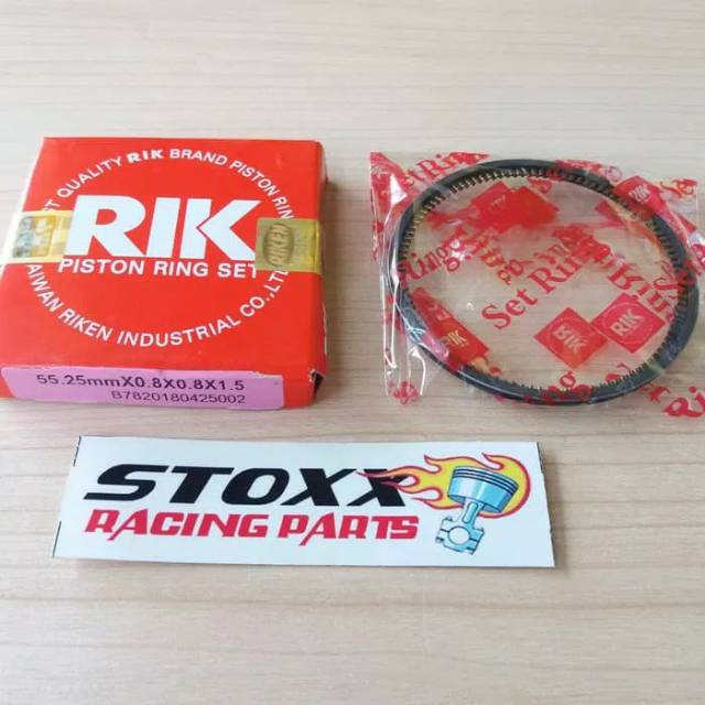 RING PISTON RIKEN RIK 55.25 MM TEBAL 0.8 x 0.8 x 1.5 ring seher