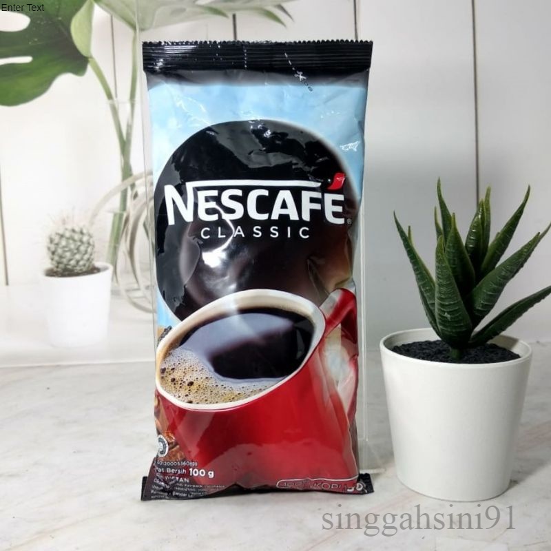 

NESCAFE CLASSIC Kopi Instan Sachet Bag 100gr SS91