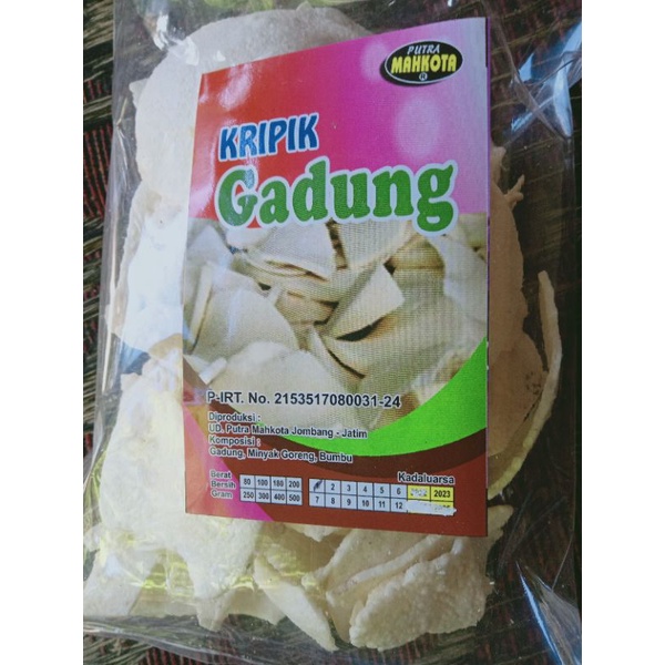 

kripik gadung