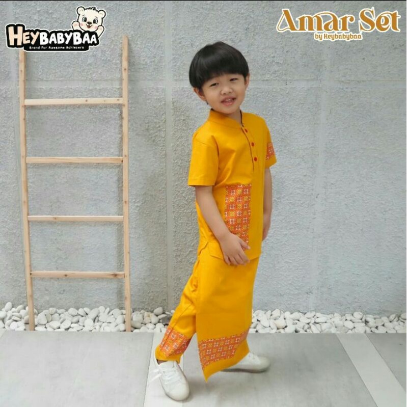 BAJU ANAK LAKI LAKI SET KOKO SARCEL AMAR , Koko baby BY HEYBABYBAA