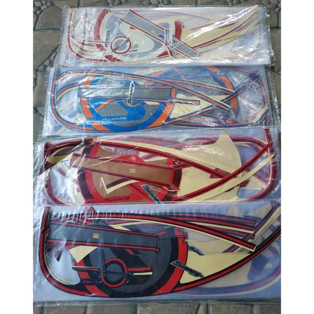 Sticker striping scoopy 2013