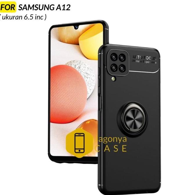 Case Samsung A12 Autofocus Invisible Iring Soft Case